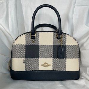 Coach Mini Sierra Buffalo Plaid Handbag
